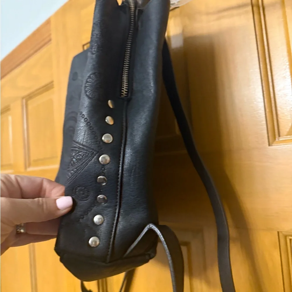 Desigual Embossed Black Backpack - Picture 8 of 14